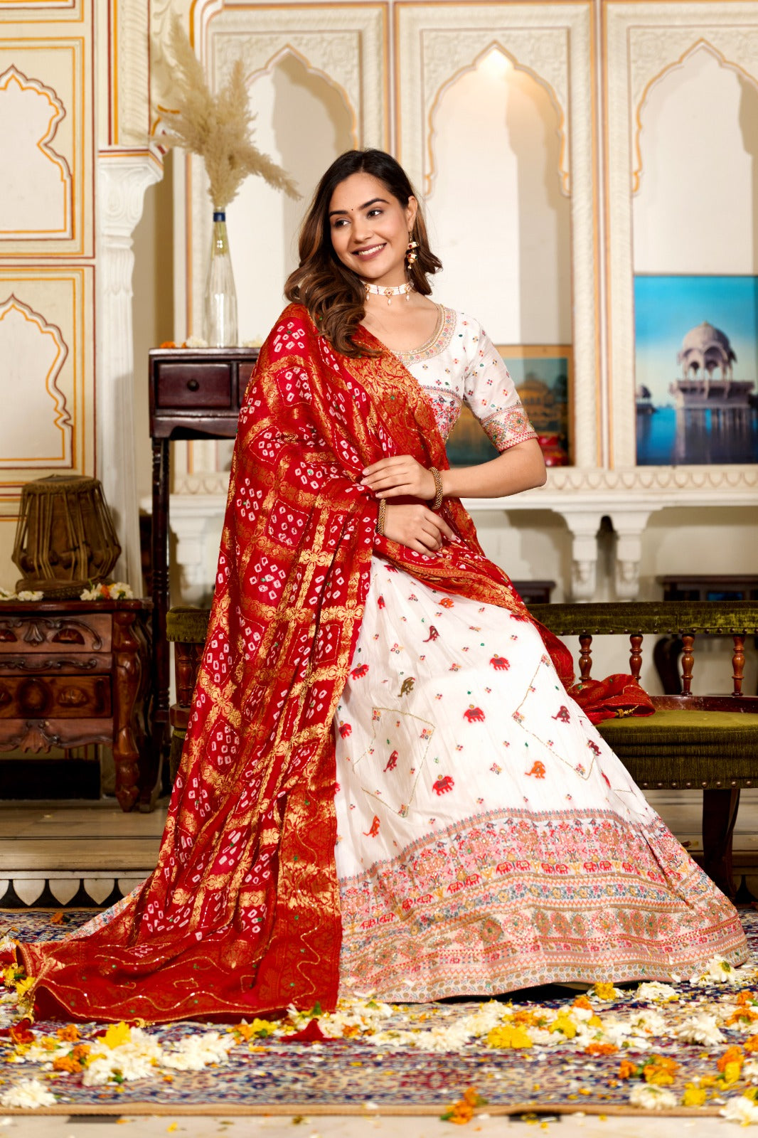 Pashmina Silk Lehenga: A Symphony of Elegance and Tradition