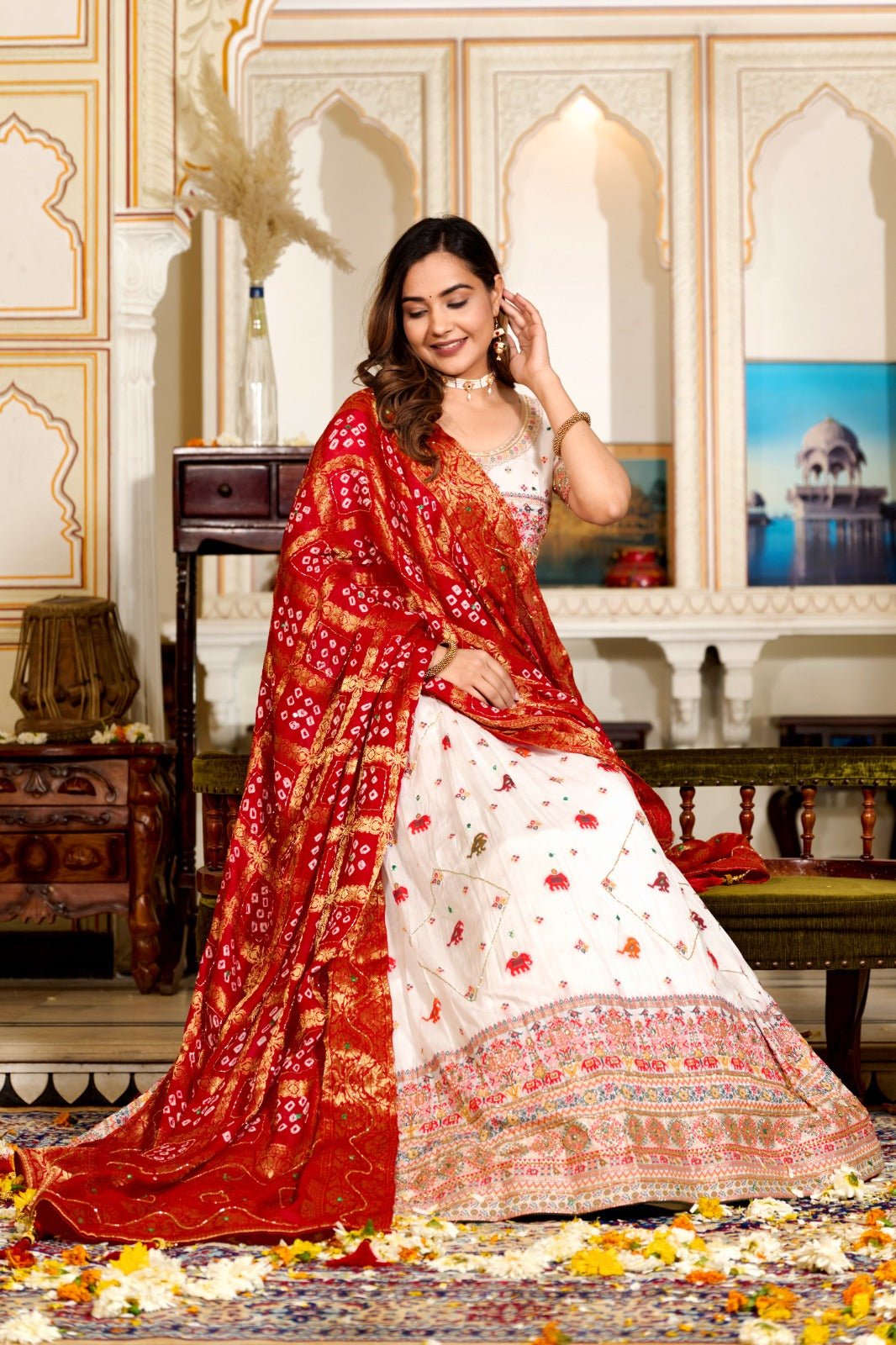 Pashmina Silk Lehenga: A Symphony of Elegance and Tradition