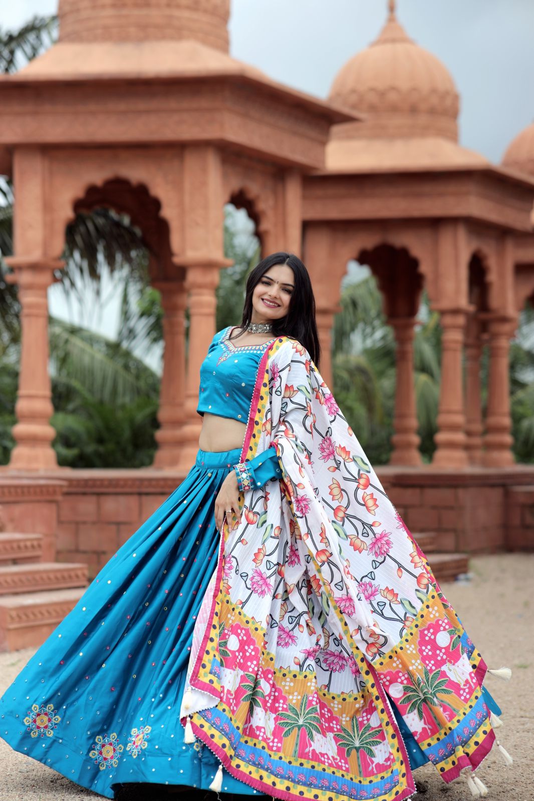 Navrati  Indian Gujrati Lehenga, Traditional Lehenga, Ghagra Choli For Women, Festive Wear