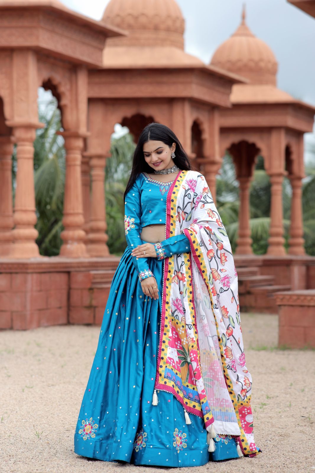 Navrati  Indian Gujrati Lehenga, Traditional Lehenga, Ghagra Choli For Women, Festive Wear